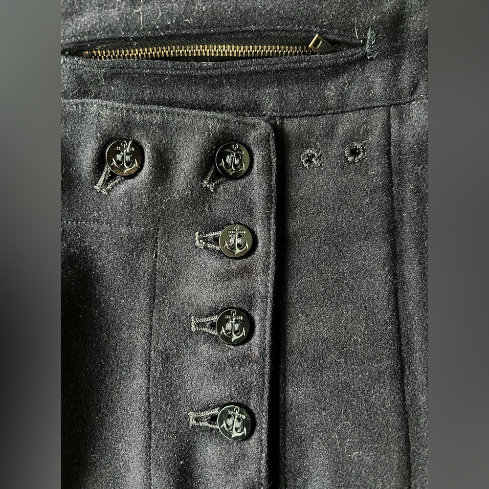 Vintage 1940s WWII U.S. Navy Sailor Wool Pants - Picture 7 of 8